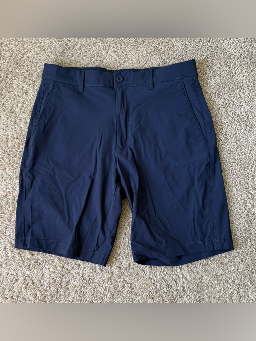 Greg Norman Collection Men's Navy Performance Flat-Front Shorts